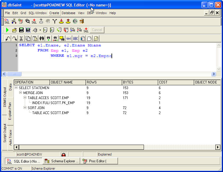 dbSaint SQL Editor